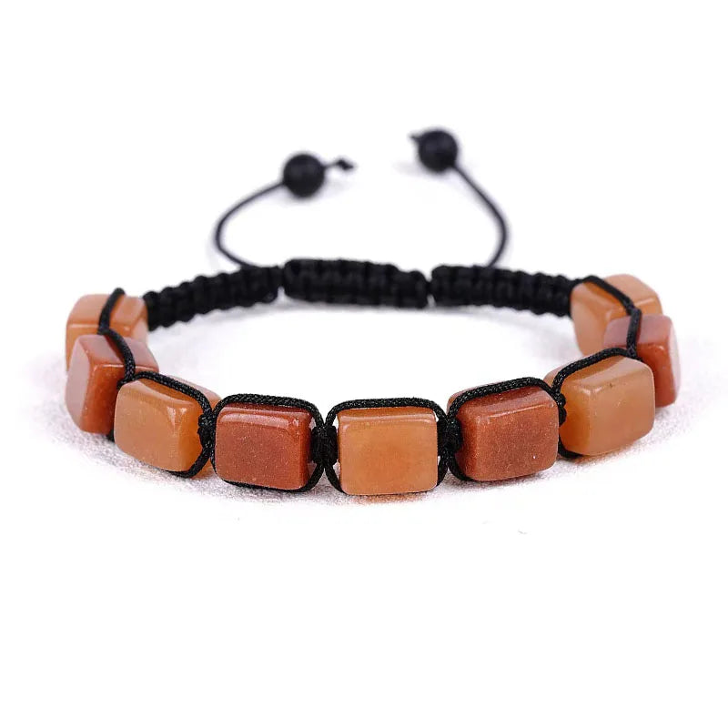 Natural Stone Bracelet for Women 7 Colors Chakra Stones Beads Bracelets Men Lucky Health Hand Jewelry Gifts Adjustable