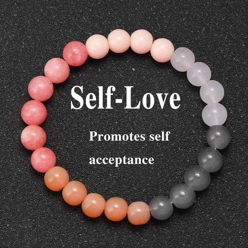 Natural Stone Bracelet Women Men Attract Good Luck Money Protection Health Green Malachite Tiger Eye Beads Bracelet Bangles