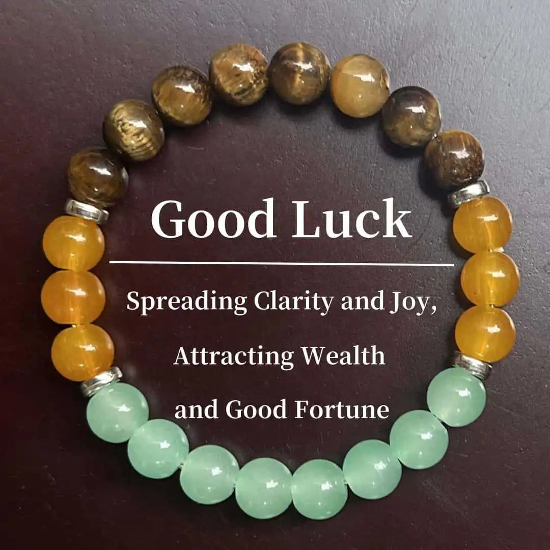 Triple Protection Bracelets for Men, Women Black Obsidian Hematite Tiger Eye Beaded 8mm Natural Stone Bracelet Jewelry Gifts