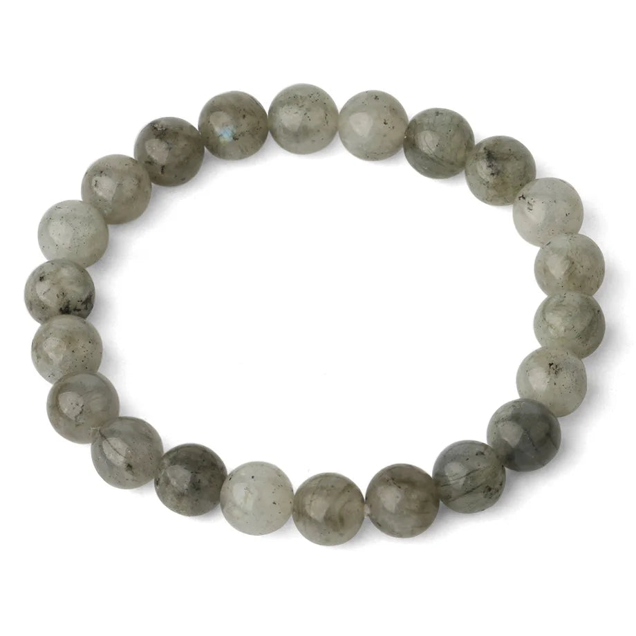 CSJA Women's Natural Stone Crystal Bracelet Love Heart Beaded Sodalite Tiger Eye Rose Quartz Amethyst Friendship G909 ﻿