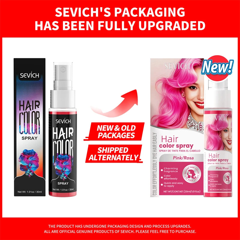 Hair Color Spray Hairs Dyed Hair Colour Styling Product Long Lasting Dye for Hair Beards Coloring Temporary Hair Colour Cream