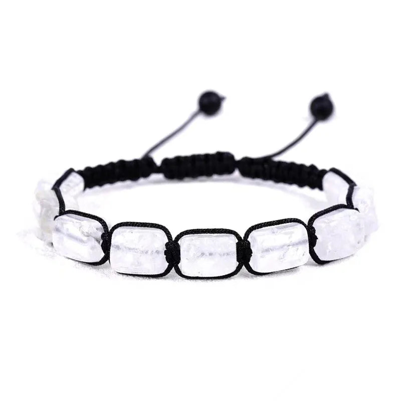 Natural Stone Bracelet for Women 7 Colors Chakra Stones Beads Bracelets Men Lucky Health Hand Jewelry Gifts Adjustable