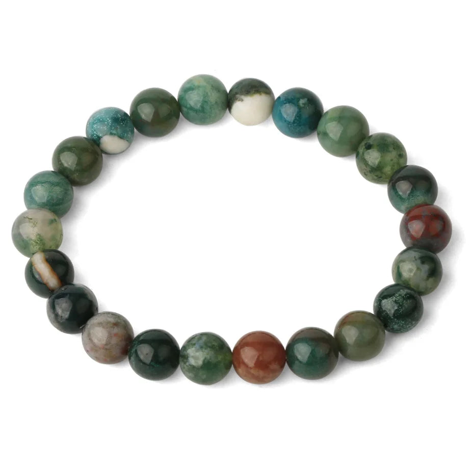 CSJA Women's Natural Stone Crystal Bracelet Love Heart Beaded Sodalite Tiger Eye Rose Quartz Amethyst Friendship G909 ﻿