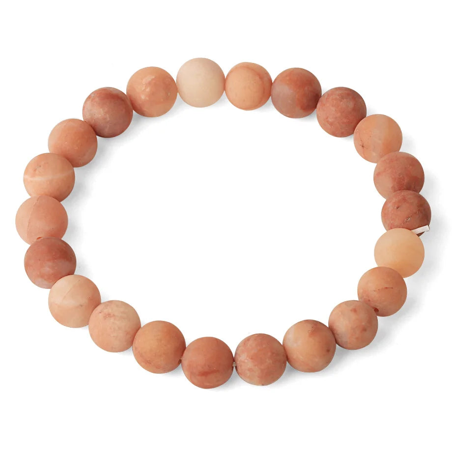 CSJA Women's Natural Stone Crystal Bracelet Love Heart Beaded Sodalite Tiger Eye Rose Quartz Amethyst Friendship G909 ﻿